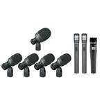 Kit Microfone para Bateria K-8 Slim com 8 Peças - Kadosh