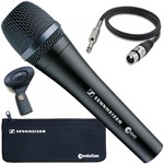 Ficha técnica e caractérísticas do produto Kit Microfone Profissional Sennheiser E945 Dinâmico C/ Cabo