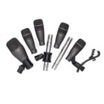 Ficha técnica e caractérísticas do produto Kit Microfone Samson Dk707 Drum Pack C/ Case