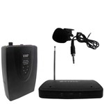 Ficha técnica e caractérísticas do produto Kit Microfone Sem Fio com Lapela Wireless Auditorios Aulas Novidade