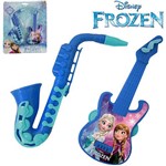 Kit Mini Instrumento Musical Infantil com 2 Pecas Frozen