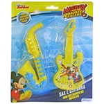 Ficha técnica e caractérísticas do produto Kit Mini Instrumento Musical Infantil com 2 Peças Mickey