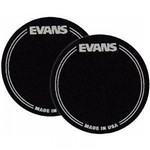 Ficha técnica e caractérísticas do produto Kit 2 Pad Protetor Bumbo Evans EQPB1 Feltrado (Pedal Single) - Evans