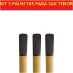 Ficha técnica e caractérísticas do produto Kit 3 Palhetas para Sax Tenor 1,5 Plasticover RRP05TSX150