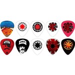 Ficha técnica e caractérísticas do produto Kit Palhetas Personalizadas Red Hot Chili Peppers 10 Modelos