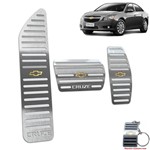 Ficha técnica e caractérísticas do produto Kit Pedaleira + Descanso Chevrolet Cruze 2012 a 2016 Auto Inox - Jr
