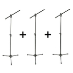 Ficha técnica e caractérísticas do produto KIT 3 Pedestal Para Microfone rmv Psu0142 profissional psu 0142