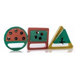 Ficha técnica e caractérísticas do produto Kit Percussão Baby Geométrica Jog Vibratom P3698 (musicalização Infantil) com 3 Instrumentos