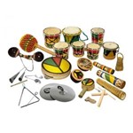 Ficha técnica e caractérísticas do produto Kit Percussão Lúdico Contendo 22 Instrumentos.