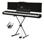 Kit Piano Casio CDP-S100 Com Bag Estante Pedal e Fonte