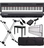 Ficha técnica e caractérísticas do produto Kit Piano Completo Digital Yamaha P115 C/ Multi Acessórios