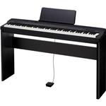 Ficha técnica e caractérísticas do produto Kit Piano Digital 88 Teclas PX160 BK Preto Casio com Estante + Pedal SP3