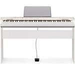 Ficha técnica e caractérísticas do produto Kit Piano Digital 88 Teclas PX160 WE Branco Casio com Estante + Pedal SP3