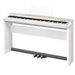 Ficha técnica e caractérísticas do produto Kit Piano Digital Casio PX-160 Branco - Acompanha Base CS-67P + Pedal SP-33
