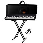Ficha técnica e caractérísticas do produto Kit Piano Digital Casio Px-160bk com Estante Bag e Pedal Sustain