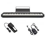 Ficha técnica e caractérísticas do produto Kit Piano Digital Casio Stage CDP-S100 Preto com Fonte e Pedal Sustain - Bi-Volt