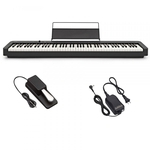 Ficha técnica e caractérísticas do produto Kit Piano Digital Casio Stage Cdp-s100 Preto Com Fonte E Pedal Sustain