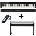 Ficha técnica e caractérísticas do produto KIT Piano Digital Privia PX-S1000 BK + Móvel + Pedal Sustain - Casio
