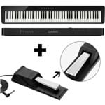 Ficha técnica e caractérísticas do produto Kit Piano Digital Privia Px-S1000 Bk + Pedal Sustain - Casio