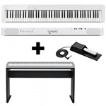 Ficha técnica e caractérísticas do produto KIT Piano Digital Privia PX-S1000 WE + Móvel + Pedal Sustain - Casio