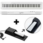Ficha técnica e caractérísticas do produto Kit Piano Digital Privia Px-S1000 We + Pedal Sustain - Casio