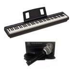 Ficha técnica e caractérísticas do produto Kit Piano Roland FP10 BK + Microfone Regent SM58