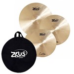 Kit Prato Zeus Custom Set C (14/16/20) com Bag