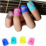 Ficha técnica e caractérísticas do produto Kit Protetor de Dedo Silicone Dedeira Violão Guitarra Baixo