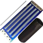 Ficha técnica e caractérísticas do produto Kit Reco Reco Em Alumínio 4 Molas Azul Selfie Gope C/ Capa