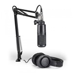 Ficha técnica e caractérísticas do produto Kit Streaming e Podcasting Audio-Technica At2020pk