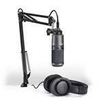Kit Streaming e Podcasting Audio-technica At2005usbpk