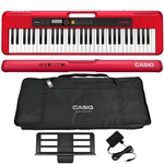 Ficha técnica e caractérísticas do produto Kit Teclado Casio Tone CT-S200 Musical 61 Teclas Com Capa