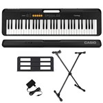 Ficha técnica e caractérísticas do produto Kit Teclado Casio Tone CT-S100 Musical 61 Teclas com Suporte