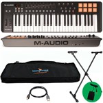Ficha técnica e caractérísticas do produto Kit Teclado Controlador MIDI USB Oxygen 49 V4 M-audio Completo