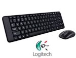 Ficha técnica e caractérísticas do produto Kit Teclado e Mouse Sem Fio Wireless Mk220 Preto Logitech