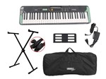 Ficha técnica e caractérísticas do produto Kit Teclado Musical Casio Ct-s200 Fonte + Suportes e Capa