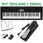 Ficha técnica e caractérísticas do produto Kit Teclado Musical Ctk-3200 Casio + Fonte + Pedal Sustain