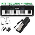 Ficha técnica e caractérísticas do produto Kit Teclado Musical Ctk-3400 Casio + Fonte + Pedal Sustain