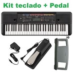 Ficha técnica e caractérísticas do produto Kit Teclado Musical Psr 263 Yamaha + Fonte + Pedal Sustain + Suporte Partitura