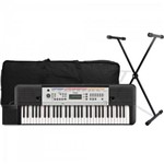 Ficha técnica e caractérísticas do produto Kit Teclado Musical Ypt-260 Preto Yamaha + Acessórios