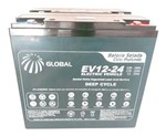 Kit 2 Un Bateria Selada Gel 12v 24ah - Global - Ev12-24