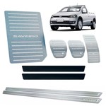 Ficha técnica e caractérísticas do produto Kit Vinil Volkswagen Saveiro G5 G6 2008 Até 2019 Manual - Three Parts