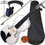 Ficha técnica e caractérísticas do produto Kit Violino 4/4 Branco Completo com Acessórios Ronsani o F F - Constelação1