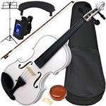 Ficha técnica e caractérísticas do produto Kit Violino 4/4 Branco Completo C/ Arco Breu Espaleira ..etc - Ronsani