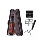 Ficha técnica e caractérísticas do produto Kit Violino 4/4 Schieffer Case Arco Breu Partitura Corda