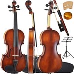 Ficha técnica e caractérísticas do produto Kit Violino 4/4 Tradicional Satin Sverve Ronsani com Estojo + Estante