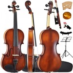 Ficha técnica e caractérísticas do produto Kit Violino 4/4 Tradicional Satin Sverve Ronsani Completo