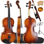 Ficha técnica e caractérísticas do produto Kit Violino 4/4 Tradicional Vintage Sverve Ronsani com Estante