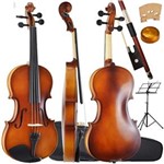 Ficha técnica e caractérísticas do produto Kit Violino 4/4 Tradicional Vintage Sverve Ronsani com Estojo + Estante