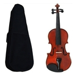 Ficha técnica e caractérísticas do produto Kit Violino Barato 1/2 Completo Com Case E Arco Concert Cv